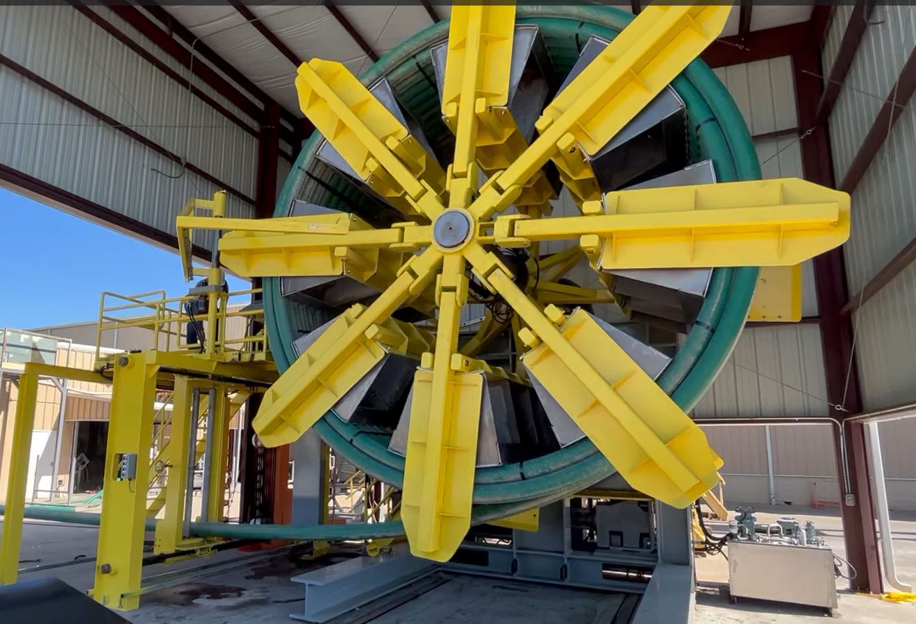 Reel Power Marine & Energy Delivers World’s Largest Thermoplastic Pipe Coiler